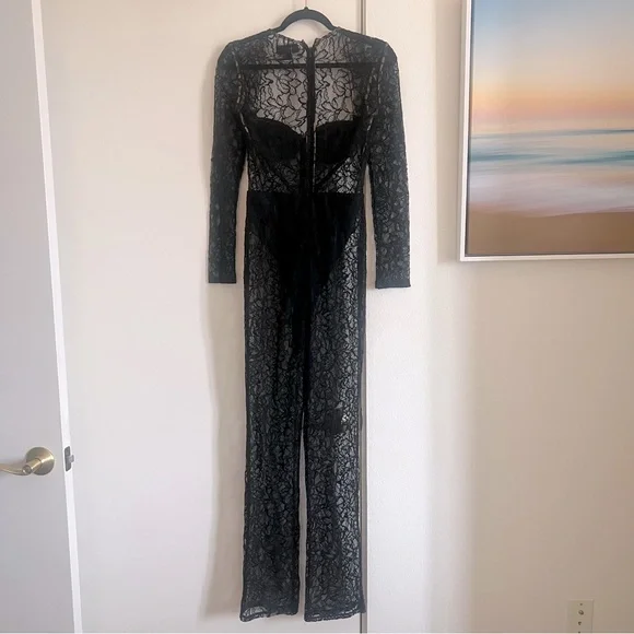 Michael Costello x REVOLVE Audrey Jumpsuit in Black - Picture 10 of 10